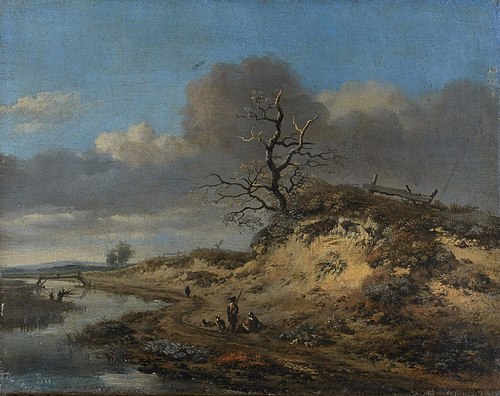 Dune landscape, 1665, Jan Wijnants