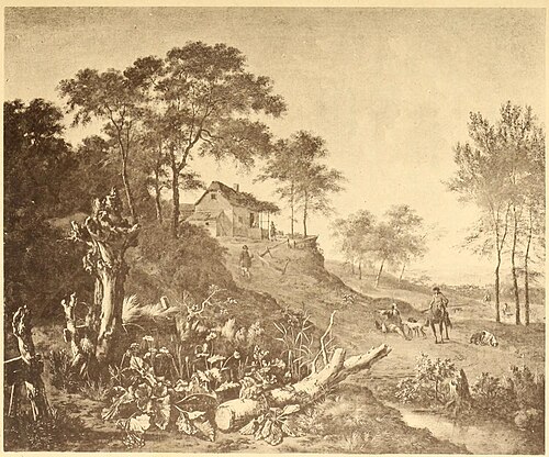 Landscape with Farmhouse, 1670, Jan Wijnants