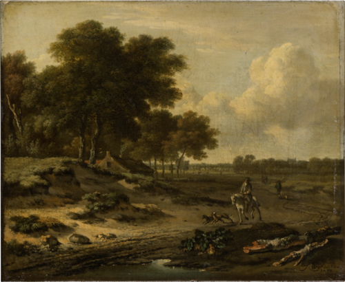 Landscape with Rider, 1670, 1670, Jan Wijnants