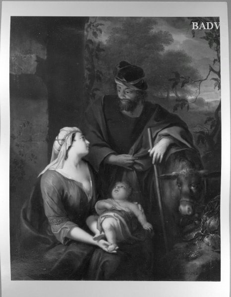 Holy Family, 1685, Arnold Houbraken