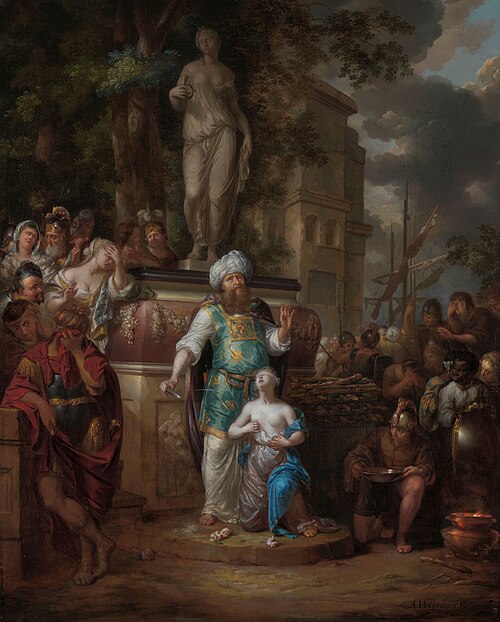 Le Sacrifice d'Iphigénie, 1695, Arnold Houbraken