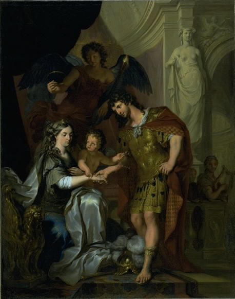The Wedding of Alexander and Roxana (?), 1680, Arnold Houbraken