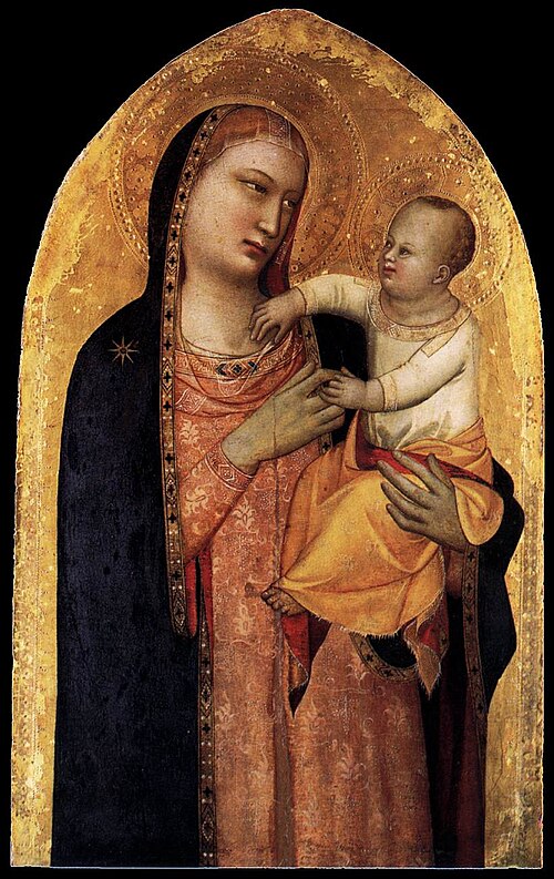 Mary and child, 1335, Maso di Banco