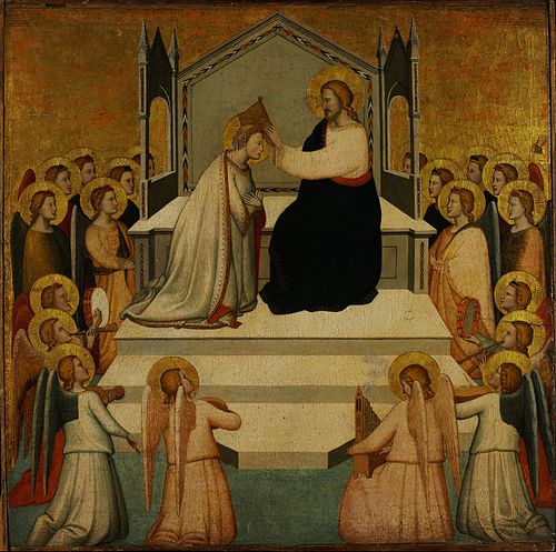 Coronation of the Virgin, 1337, Maso di Banco