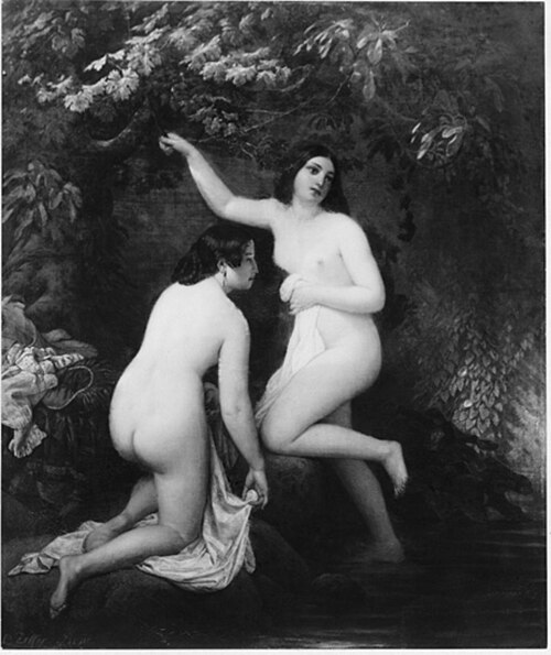 Badende Mädchen, , Johann Conrad Zeller