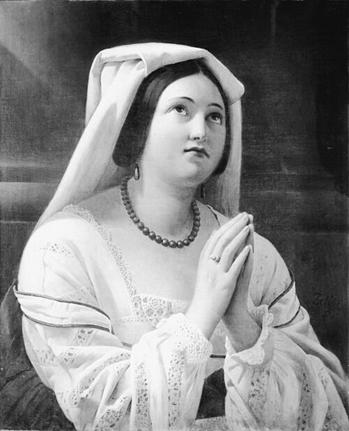 Betende Römerin, 1840, Johann Conrad Zeller