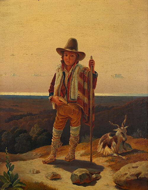 Italienischer Hirtenknabe, 1835, Johann Conrad Zeller