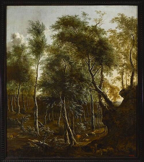 Forest landscape, 1665, Frederik de Moucheron