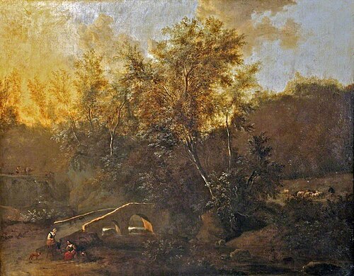 The Two Bridges, , Frederik de Moucheron