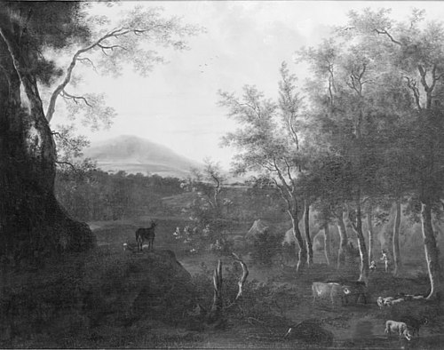Wooded Landscape, 1667, Frederik de Moucheron