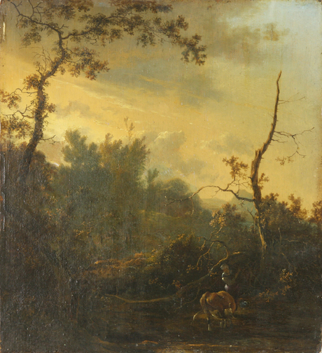 Landscape with figures, 1650, Frederik de Moucheron
