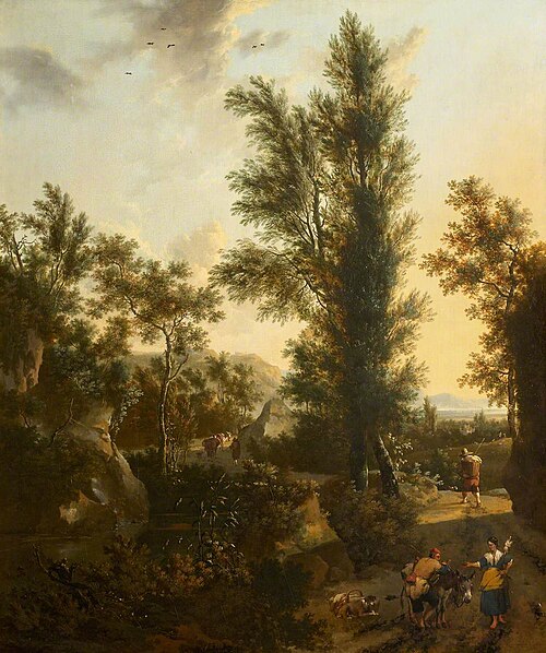 Woody Road Scene, 1669, Frederik de Moucheron