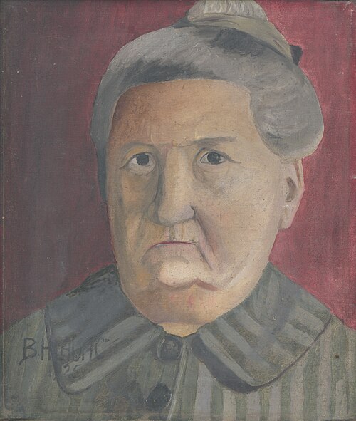 Portrét starej ženy, 1925, Bedřich Hlaváč