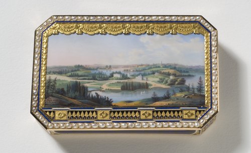 View of Haga palace, , Jean-Louis Richter