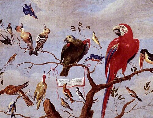 A Chorus of Birds, 1662, Jan van Kessel