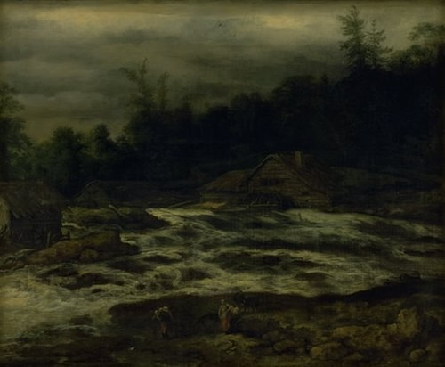 Mountain Scenery with Waterfall, 1660, Jan van Kessel