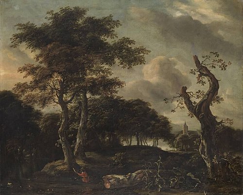 Baumlandschaft mit Entenjagd, 1661, Jan van Kessel