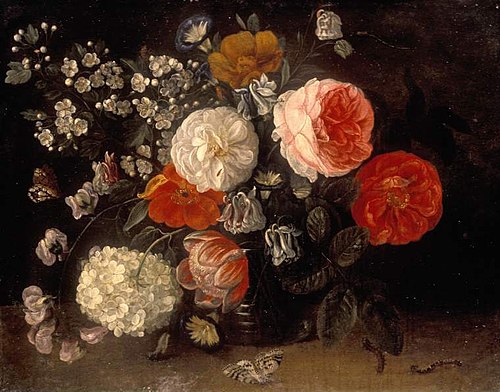 A vase of flowers, 1648, Jan van Kessel