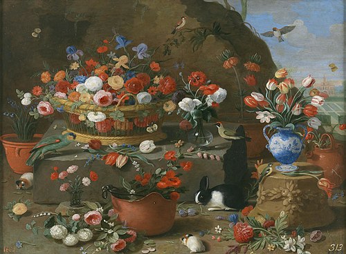 Floral Still Life, 1633, Jan van Kessel