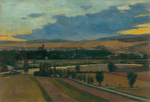 Pohľad na Košice, 1894, Ákos Aranyossy