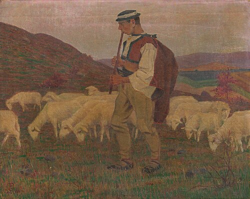 Jesenná večerná nálada, 1905, Emil Pacovský