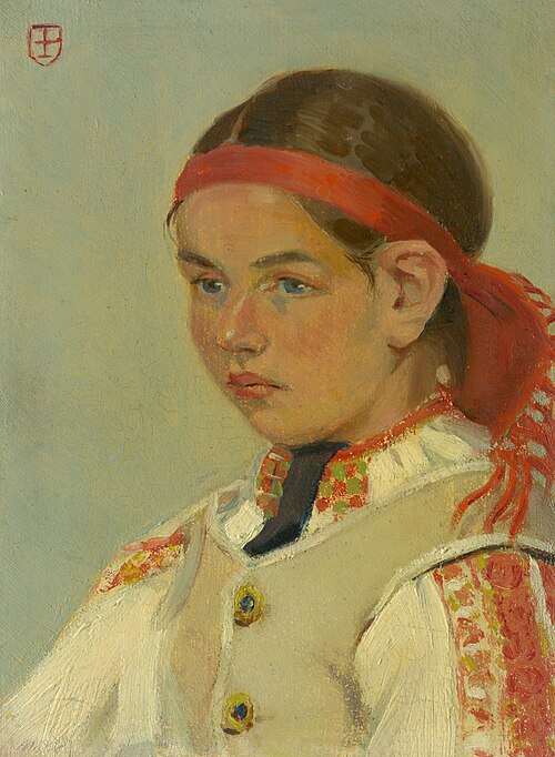 Dievča z Dačolomu, 1902, Emil Pacovský