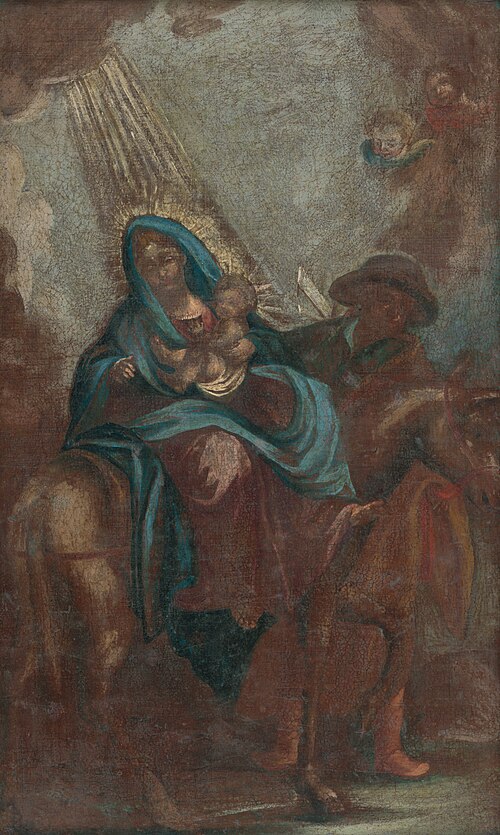 Útek do Egypta, 1770, Andrej Zallinger
