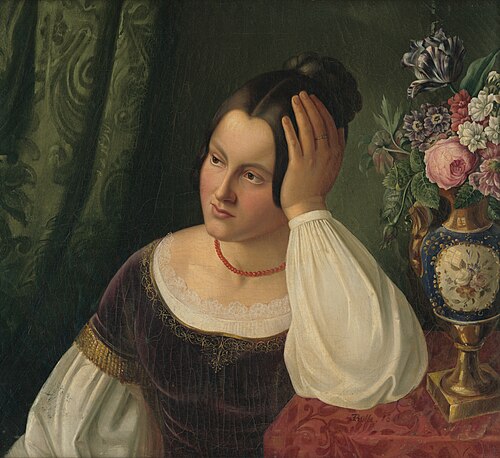Dievča s vázou, 1841, Imrich Emanuel Roth