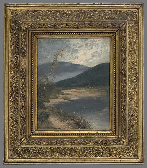 Krajina pri rybníku, 1890, Móric Stankovič