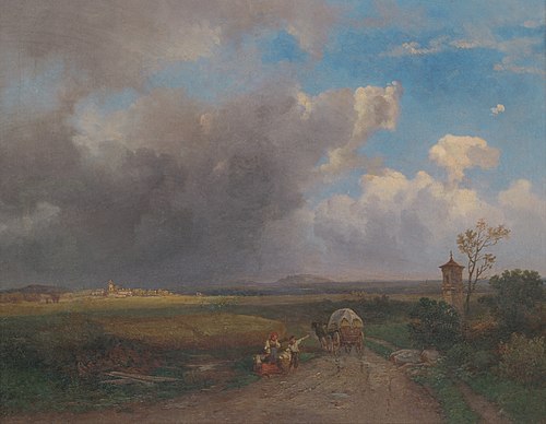 Podunajská krajina, 1850, Rudolf Lang