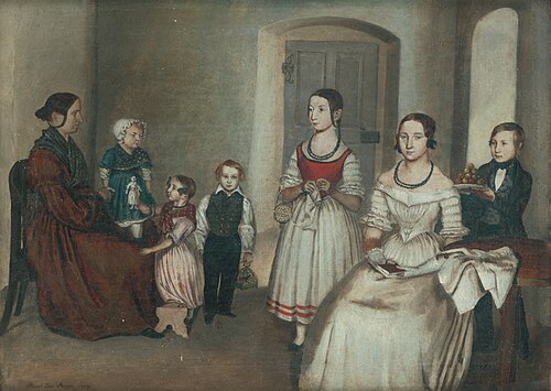 Rodina Sagarovcov, 1843, Johann Perger