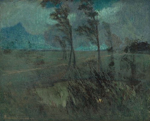 Krajina vo víchrici, 1910, Karol Pongrácz