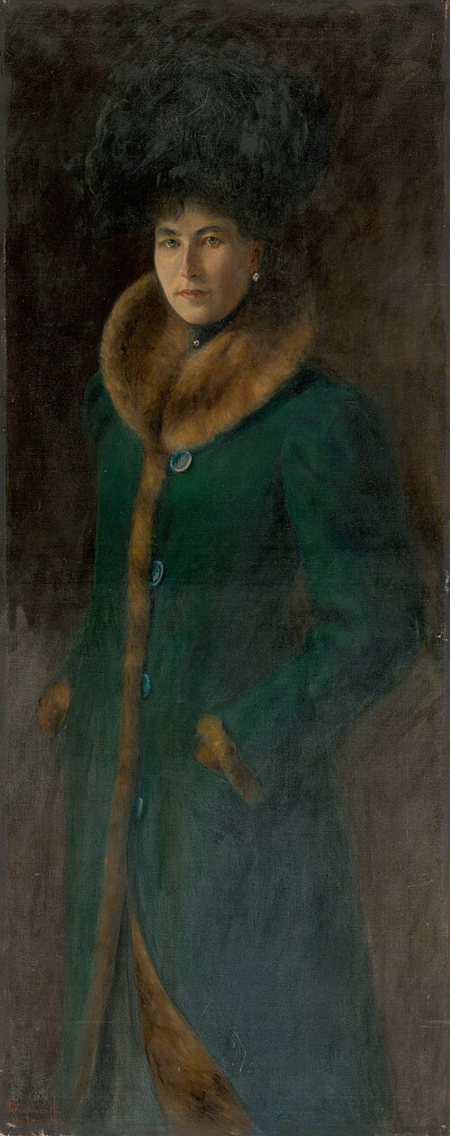 Podobizeň barónky Fleschovej, 1901, Karol Pongrácz