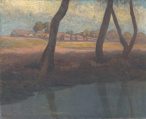 Krajina z okolia Szolnoku, 1902, Karol Pongrácz