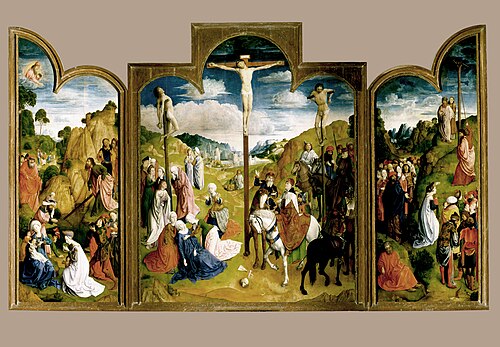 Calvary Triptych, 1465, Joos van Wassenhove