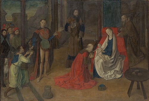 L'Adoration des mages, 1465, Joos van Wassenhove