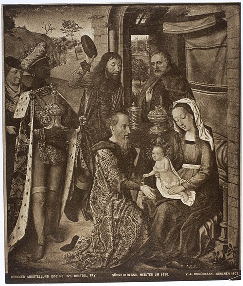 L'Adoration des Mages, 1490, Joos van Wassenhove