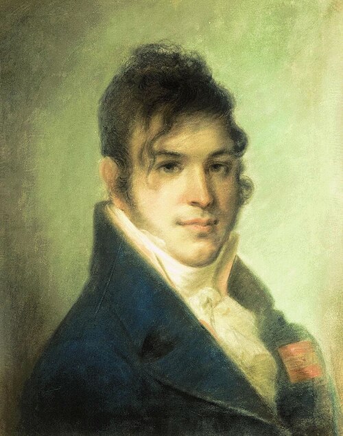 Porträt des Alexander Bibikov, 1807, Alexeï Venetsianov
