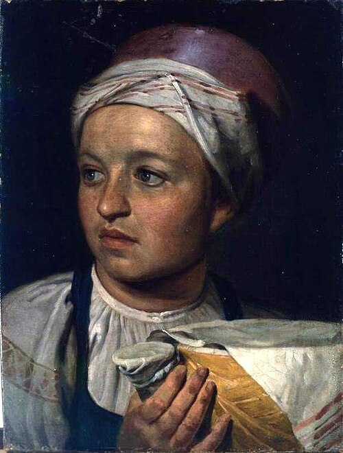 Girl with milk, 1824, Alexeï Venetsianov