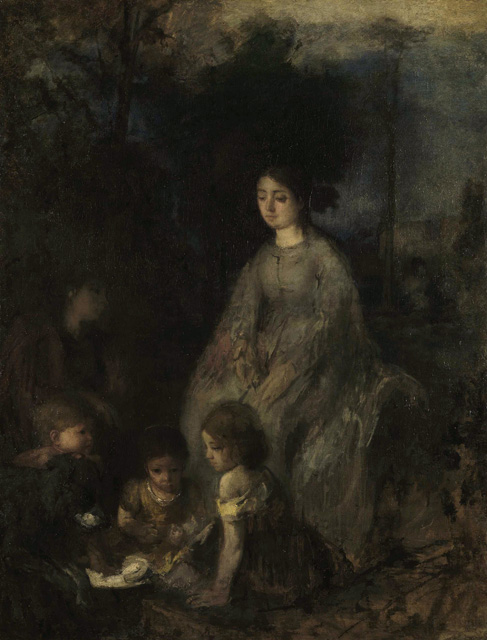 Familienbild II, 1867, Hans von Marées