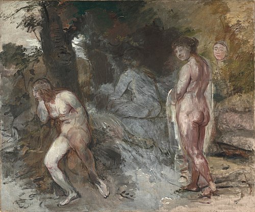 Nude Women in a Landscape, 1870, Hans von Marées