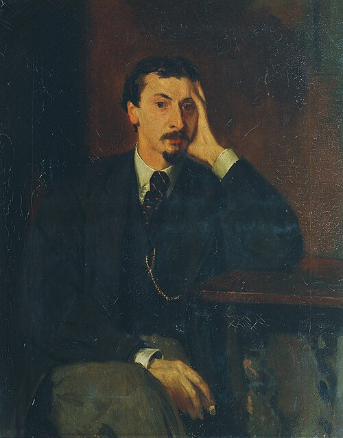Der Dichter und Philosoph Gotthard Oswald Marbach, 1871, Hans von Marées