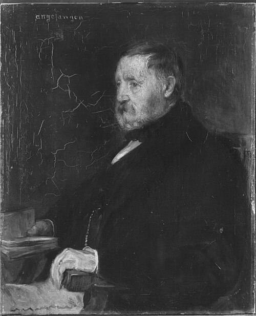 Der Vater des Künstlers im Lehnstuhl, 1869, Hans von Marées