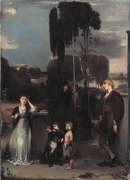 Römische Landschaft I, 1868, Hans von Marées