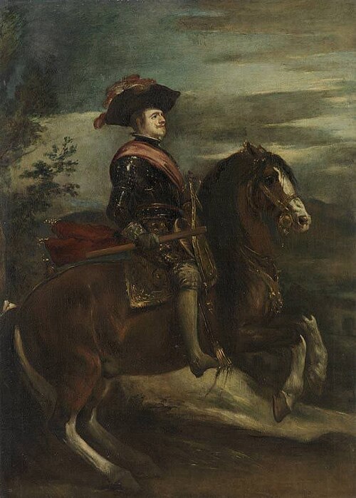 Reiterbildnis König Philipps' IV. (nach Velázquez), 1865, Hans von Marées