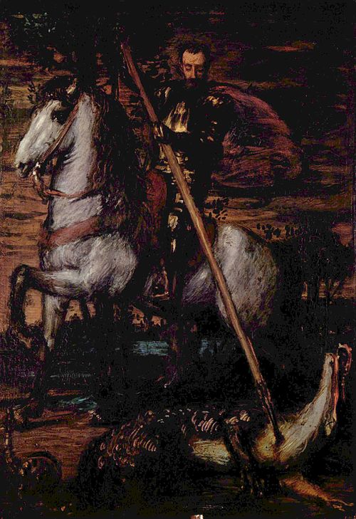 Dragonslayer, 1880, Hans von Marées