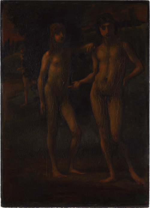Youths in a Landscape ("Two Youths"), 1875, Hans von Marées
