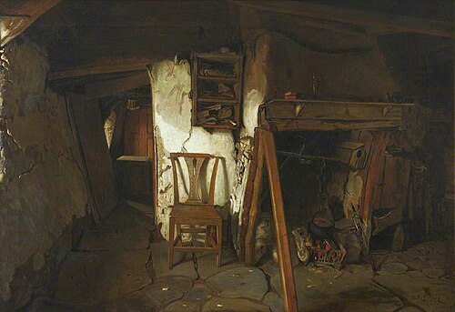 Old Scotch Kitchen, 1871, William Baxter Collier Fyfe