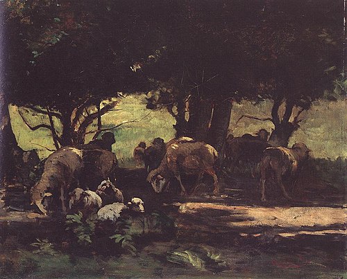 Moutons, 1880, Gyula Aggházy