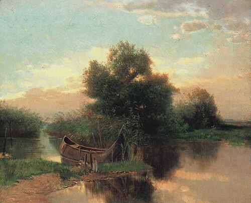 Roseaux sur le lac Balaton, , Gyula Aggházy